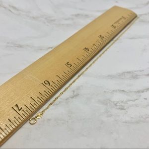 Jewelry - Solid 10k gold Singapore link chain bracelet .5g Jewelry - Solid 10k gold Singapore link chain bracelet .5g